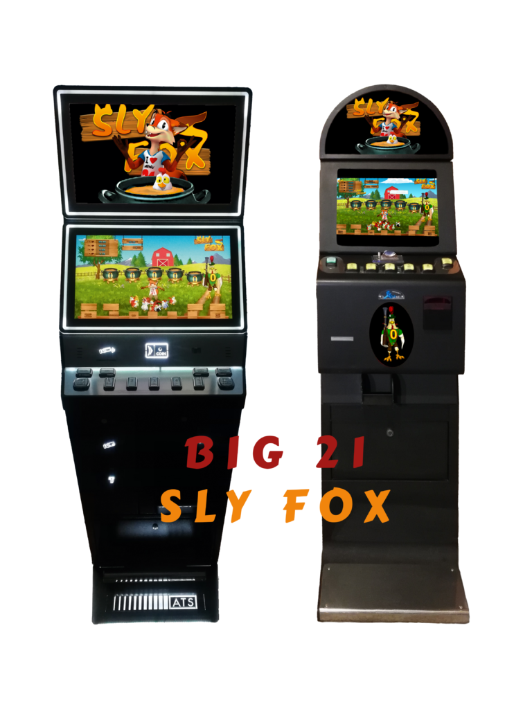 SLY FOX: Geschicklichkeits- und Glücksspiel-Automaten